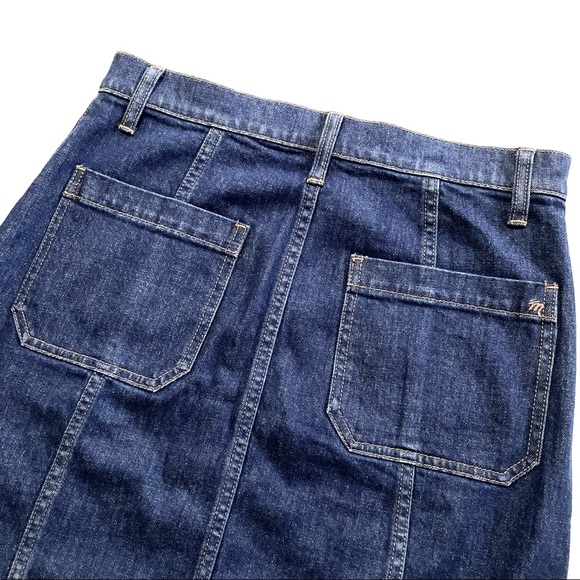 Madewell Denim Button Down Skirt - Picture 4 of 10